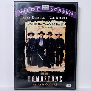 Tombstone DVD 1993 Widescreen Edition Kurt Russell Val Kilmer Western Movie